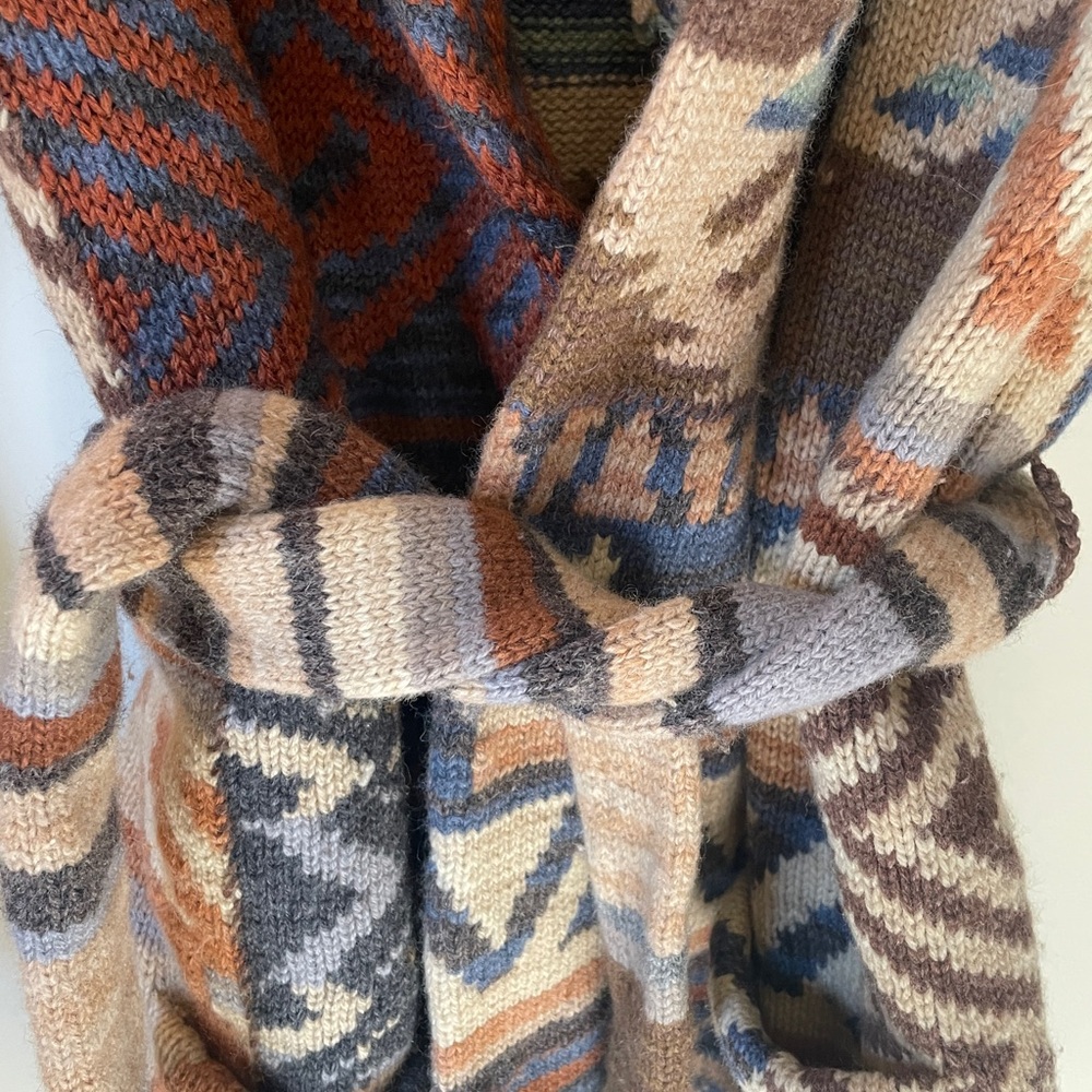 Multicolor Patterned Women's Sweater (Ralph Lauren?) No Tags, size Med/Lg - Picture 3 of 13